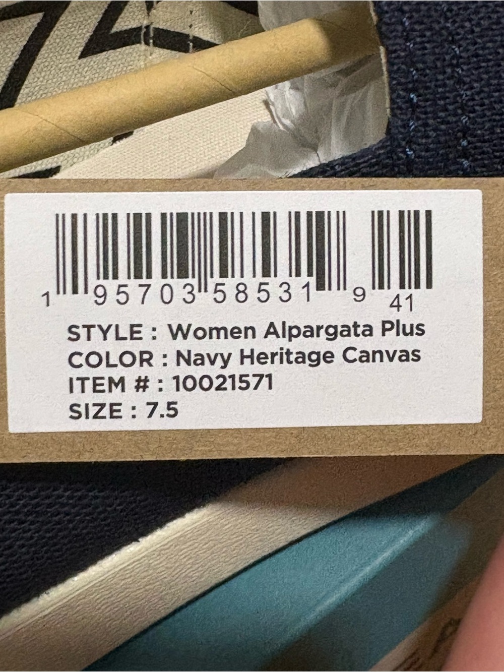 Toms Classic Navy Shoes Womens - Picture 5 of 5